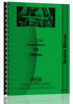 Service Manual for Oliver DG Cletrac Crawler