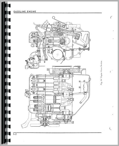 Service Manual for Oliver 1250 Tractor Sample Page From Manual