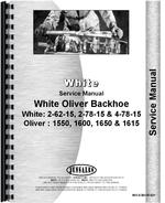 Service Manual for Oliver 1550 Backhoe Attachment