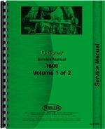 Service Manual for Oliver 1600 Tractor