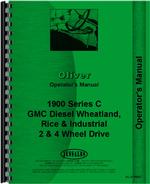 Operators Manual for Oliver 1900C Tractor