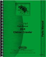 Parts Manual for Oliver 20K Cletrac Crawler