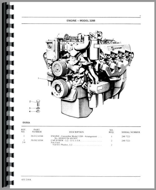 Parts Manual for Oliver 2255 Tractor Sample Page From Manual