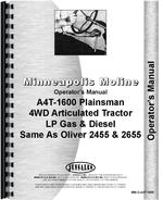 Operators Manual for Oliver 2655 Tractor