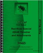 Parts Manual for Oliver 28X46 Thresher