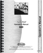 Operators Manual for Oliver 660 Tractor