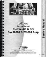 Service Manual for Oliver BG Cletrac Crawler