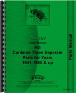 Parts Manual for Oliver HG Cletrac Crawler
