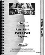 Service Manual for Onan P218 Engine
