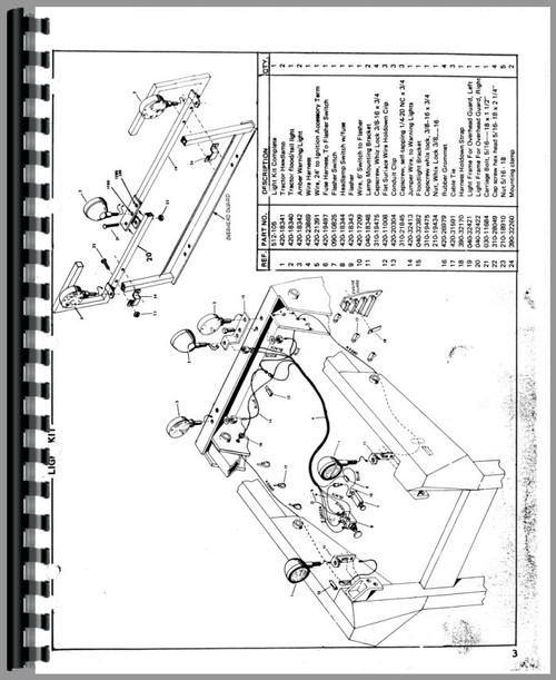 Parts Manual for Owatonna 1200A Skid Steer Loader Sample Page From Manual