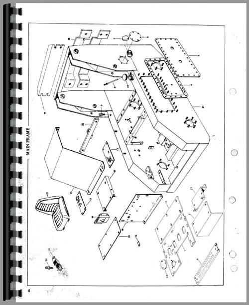 Parts Manual for Owatonna 1200A Skid Steer Loader Sample Page From Manual