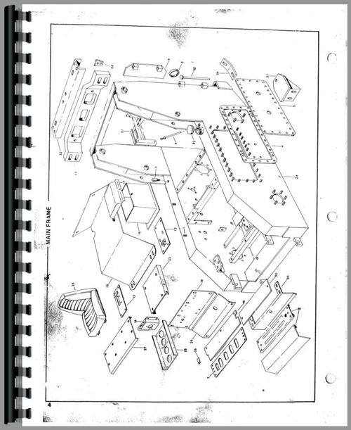 Parts Manual for Owatonna 1700 Skid Steer Loader Sample Page From Manual