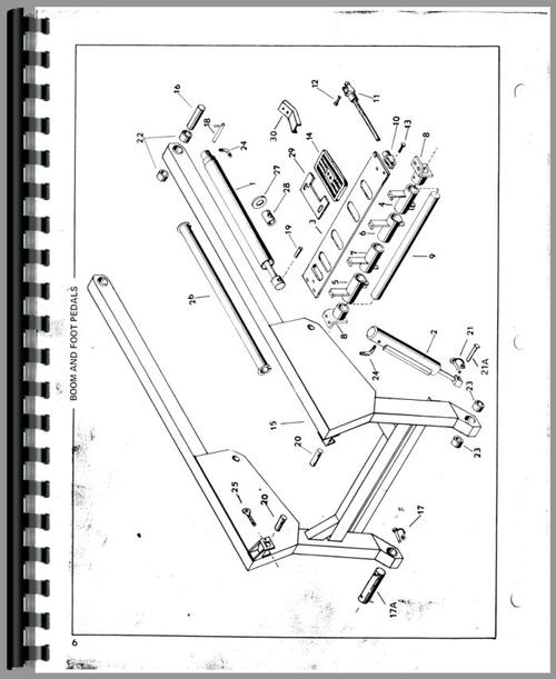Parts Manual for Owatonna 1700 Skid Steer Loader Sample Page From Manual