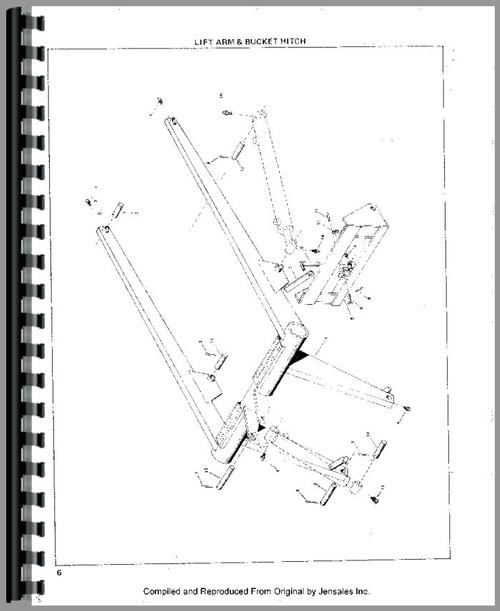 Parts Manual for Owatonna 310 Skid Steer Loader Sample Page From Manual