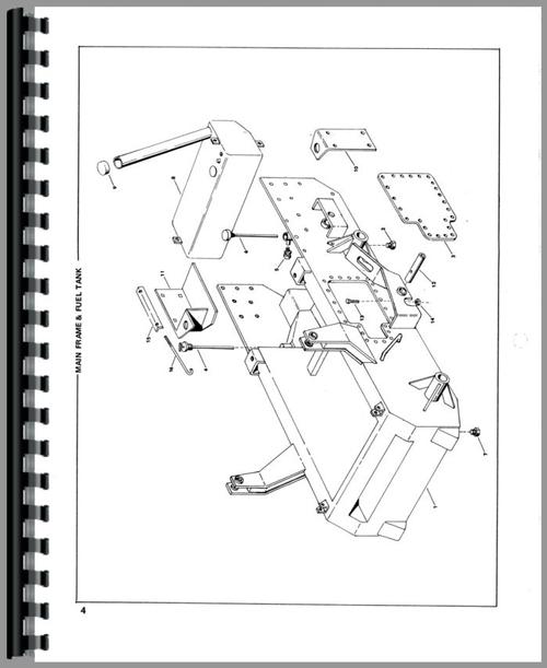 Parts Manual for Owatonna 345 Skid Steer Loader Sample Page From Manual