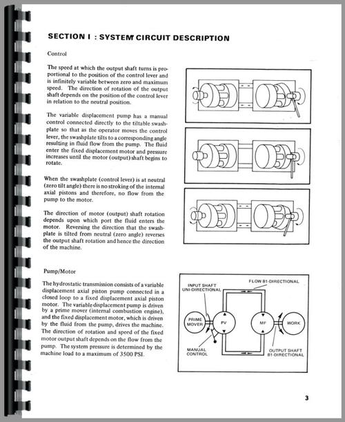 Service Manual for Owatonna 440 Skid Steer Loader Sample Page From Manual