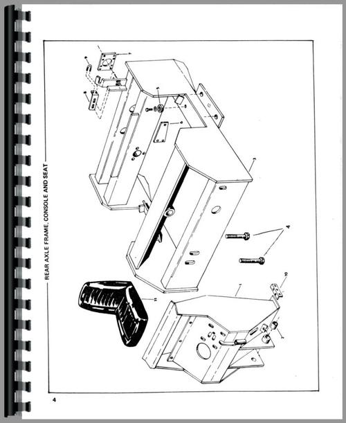 Parts Manual for Owatonna 770 Skid Steer Loader Sample Page From Manual
