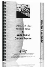 Operators Manual for Planet Junior AT  Walk Behind Tractor
