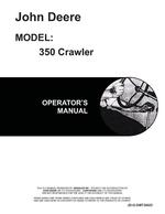 Operators Manual for John Deere 350 Crawler