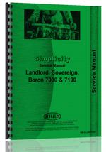 Service Manual for Simplicity 7100 Lawn & Garden Tractor