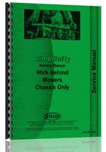 Service Manual for Simplicity WALK BEHIND Lawn & Garden Tractor