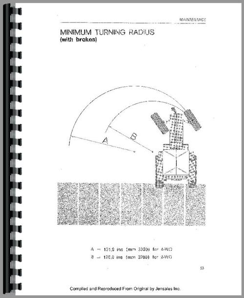 Operators Manual for Same Taurus 60 Tractor Sample Page From Manual