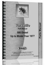 Parts Manual for Versatile 500 Tractor