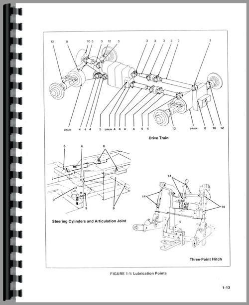 Service Manual for Versatile 555 Tractor Sample Page From Manual