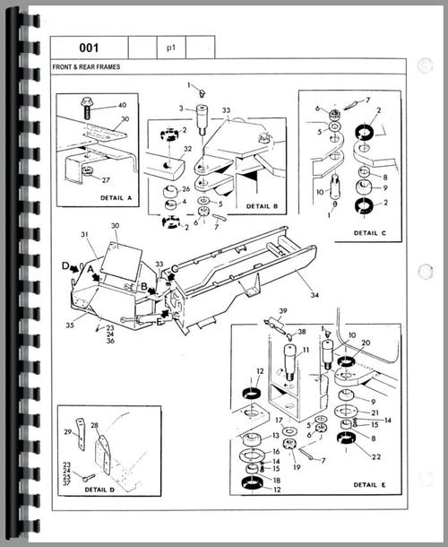 Parts Manual for Versatile 875 Tractor Sample Page From Manual