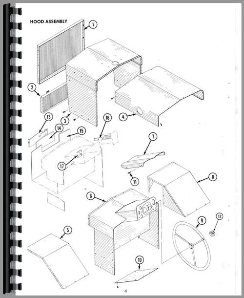 Parts Manual for Versatile D118 Tractor Sample Page From Manual