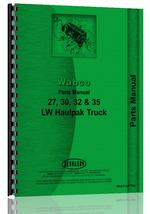 Parts Manual for Wabco LW-27 Haulpak Truck