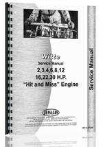 Service Manual for Witte all 2-30 HP Engine