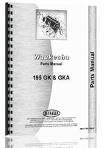 Parts Manual for Waukesha 195-GK Engine