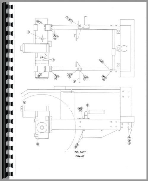 Parts Manual for Wabco 101F Tractor Scraper Sample Page From Manual