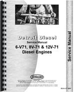 Service Manual for Wabco B-70 Elevating Scraper Detroit Diesel Engine