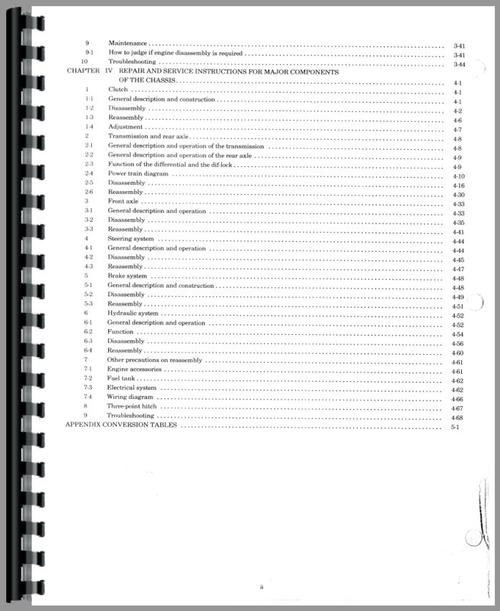 Service Manual for White 16 Field Boss Tractor Sample Page From Manual