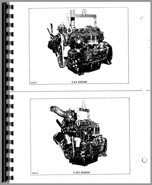 Service Manual for White 2-105 Tractor Sample Page From Manual