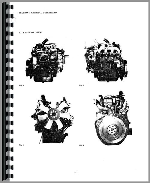 Service Manual for White 37 Tractor Sample Page From Manual