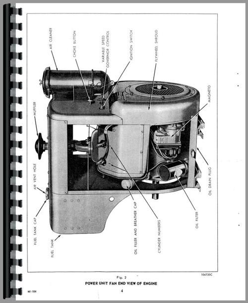 Service Manual for Wisconsin Engines Engine Sample Page From Manual