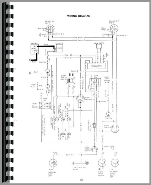 Parts Manual for Yanmar YM186 Tractor Sample Page From Manual
