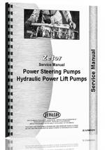 Service Manual for Zetor all 5211-7745 Steering & Hyd Pumps