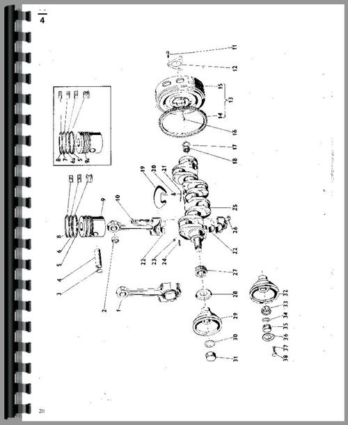 Parts Manual for Zetor 5245 Tractor Sample Page From Manual