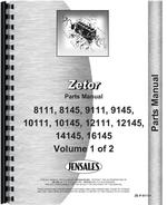 Service Manual for Zetor 9111 Tractor