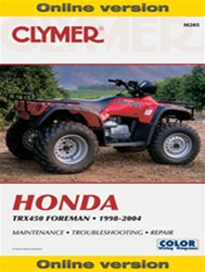 2001 Honda foreman 450 repair manual #5