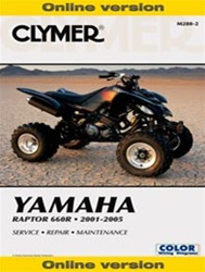 Clymer Yamaha Raptor 660 Repair Manual
