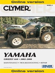Clymer Yamaha Grizzly 660 Repair Manual