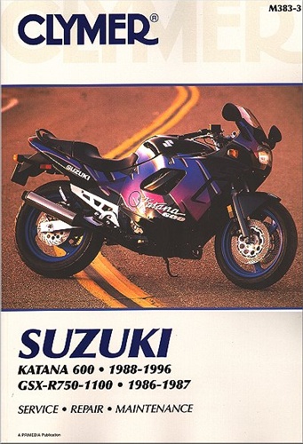 Suzuki Motorcycle Manual  Katana 600 - Gsxr750