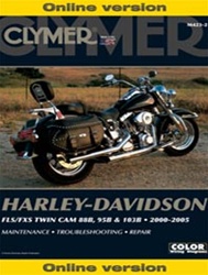 Harley Davidson FLS/FXS Twin Cam 88B, 95B, 103B Repair Manual 2000-2005