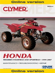 2001 Honda 400ex manual #4