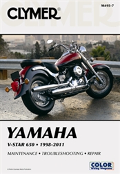 Yamaha V-Star Service and Repair Manual (650 Series)